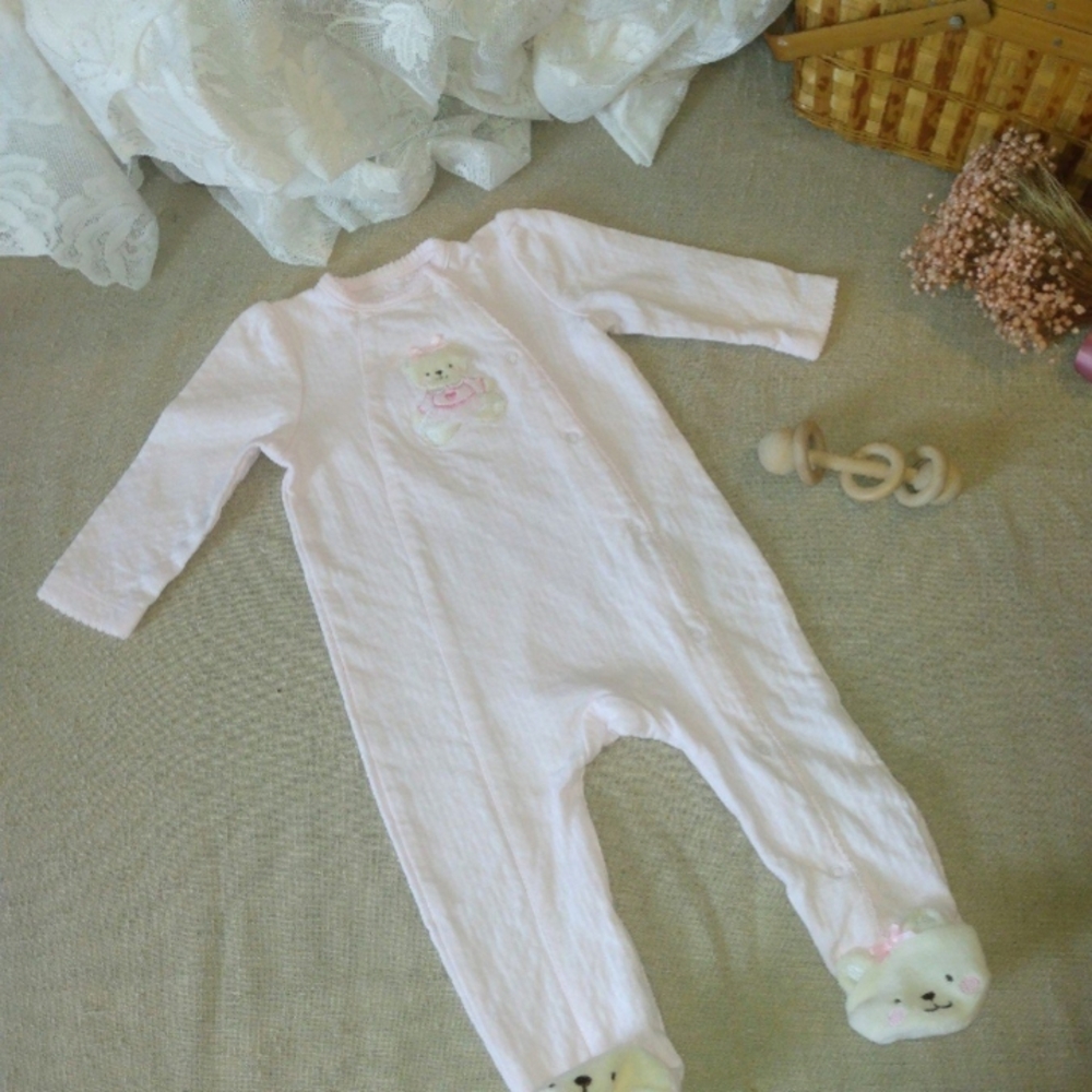 Adorable Pink Baby One Piece
